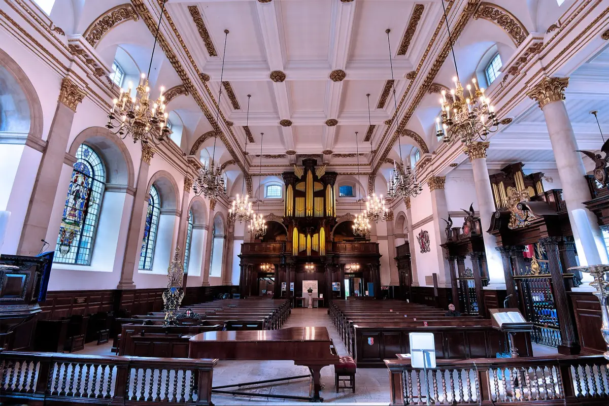 St Lawrence Jewry, church hall in City of London
