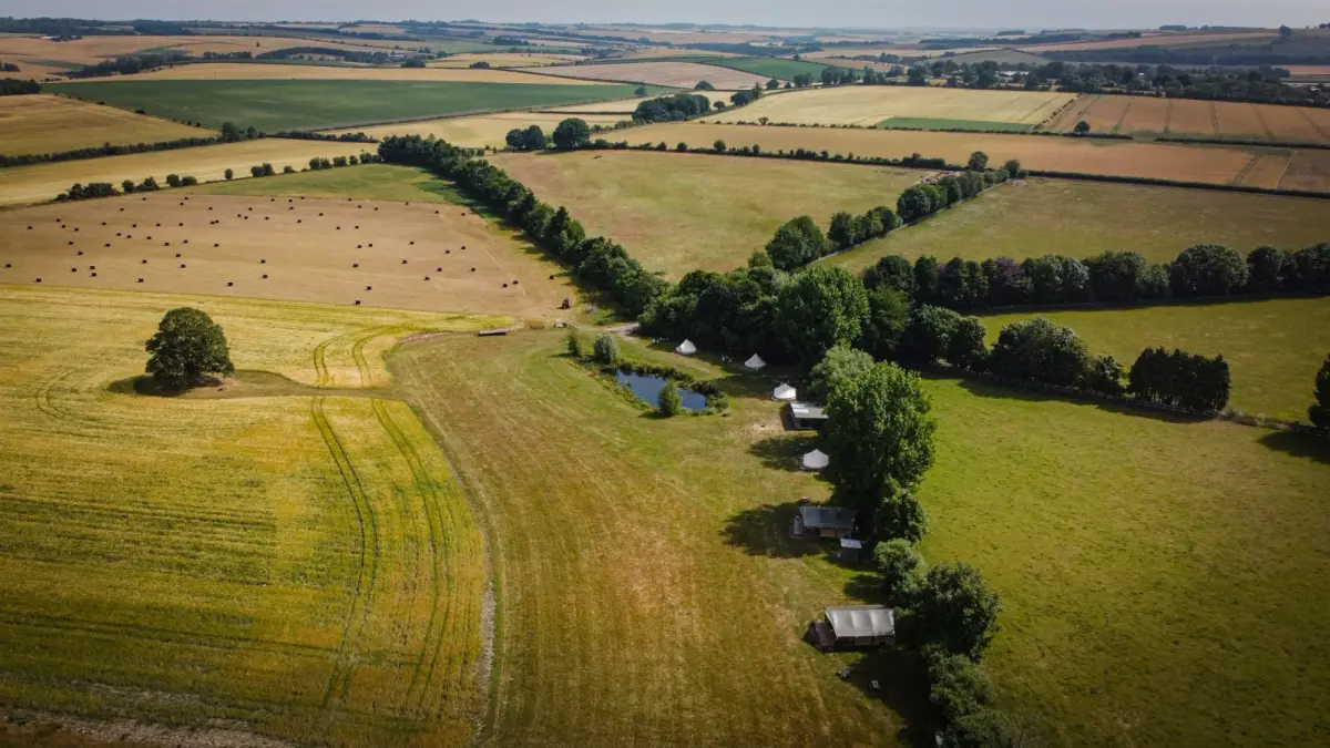 Chalke Valley Camping, farm in Wiltshire