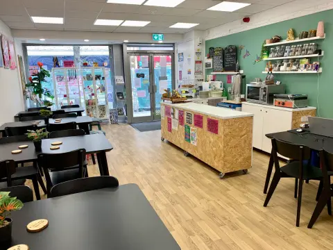 Woolwich Front Room, café with a room to hire in Greenwich