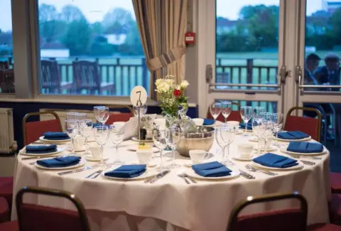 Sutton Cricket Club, members’ room in Sutton