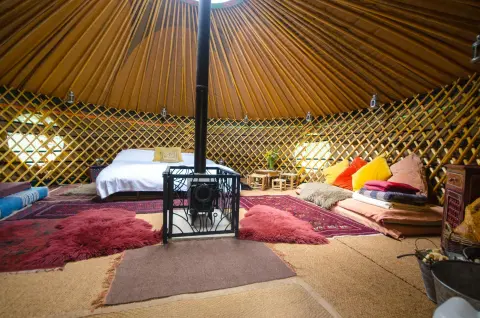 Woodland Tipi and Yurt Holidays, venue in Herefordshire