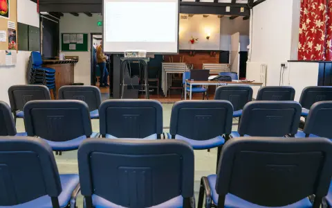 Letchworth Settlement, community hall in East of England