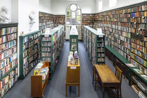 Highgate Literary & Scientific Institution, members’ room in Camden
