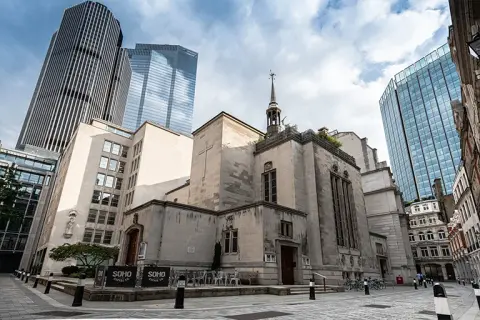 Dutch Church Austin Friars, church hall in City of London
