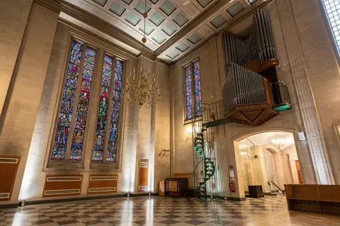Dutch Church Austin Friars, church hall in City of London