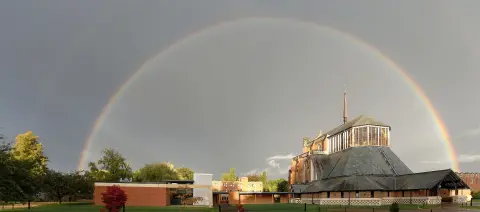 Douai Abbey, retreat house in South East England