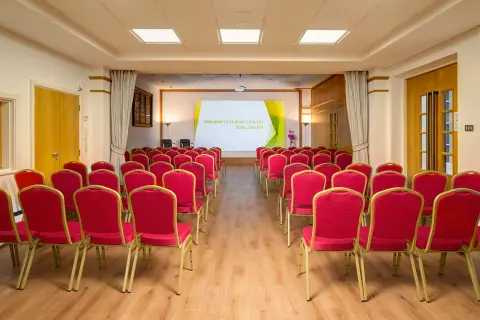 St Anne's Soho, church hall in Soho
