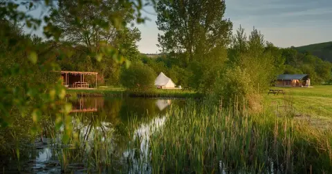 Chalke Valley Camping, farm in Wiltshire